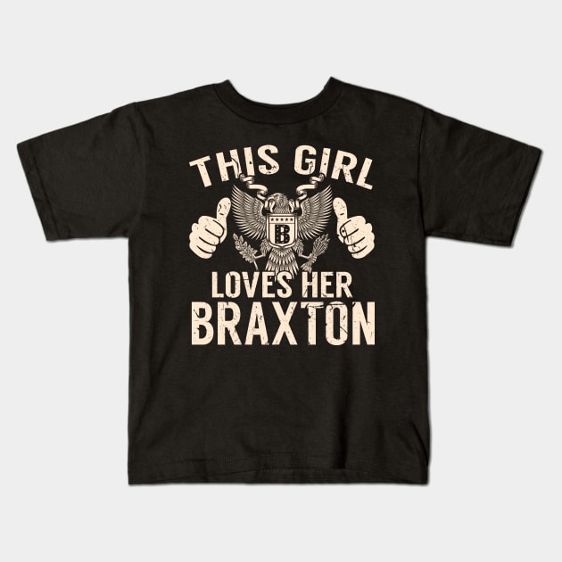 BRAXTON Kids T-Shirt by Jeffrey19988